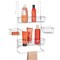 mDesign Steel Bathroom Shower Caddy Hanging Rack Storage Organizer